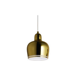 Pendant Light A330S &ldquo;Golden Bell&ldquo;, polished brass, Artek