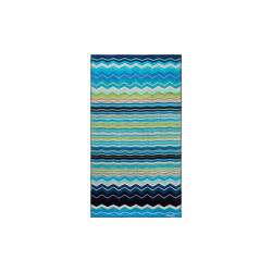 HUGO badeh&aring;ndkle 100x180 cm, turquoise multicolor, Missoni Home