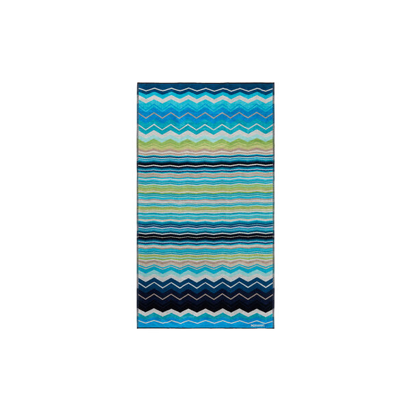 HUGO badeh&aring;ndkle 100x180 cm, turquoise multicolor, Missoni Home