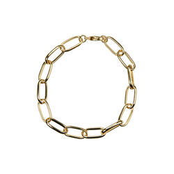 Emilia large chain bracelet, gold, Emilia by Bon Dep