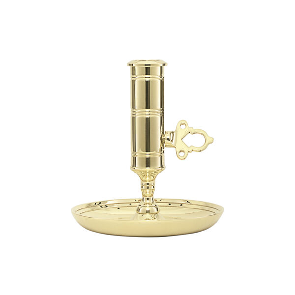 Office lysestake, polert messing, Skultuna