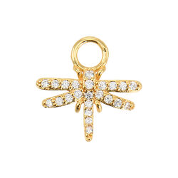 Pia Small charm, gold, Emilia by Bon Dep