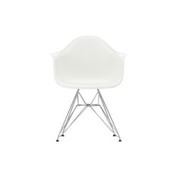 Eames DAR armstol, hvit, Vitra 