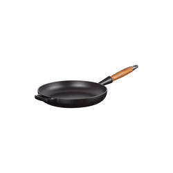 SIgnature stekepanne med trehåndtak Ø 28 cm, matte black, Le Creuset