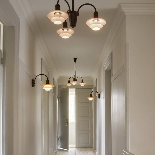 PH 2/2 Vegglampe Centenary Edition, amber/opal white, Louis Poulsen