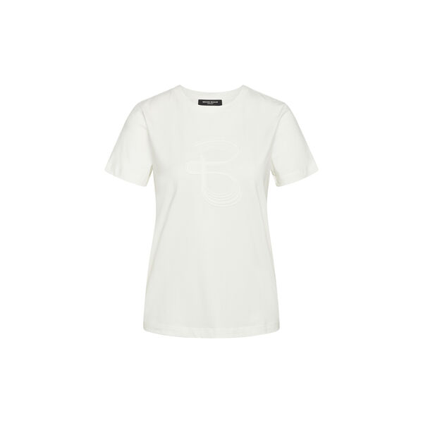 AlnusBBRuba tee, white, Bruuns Bazaar
