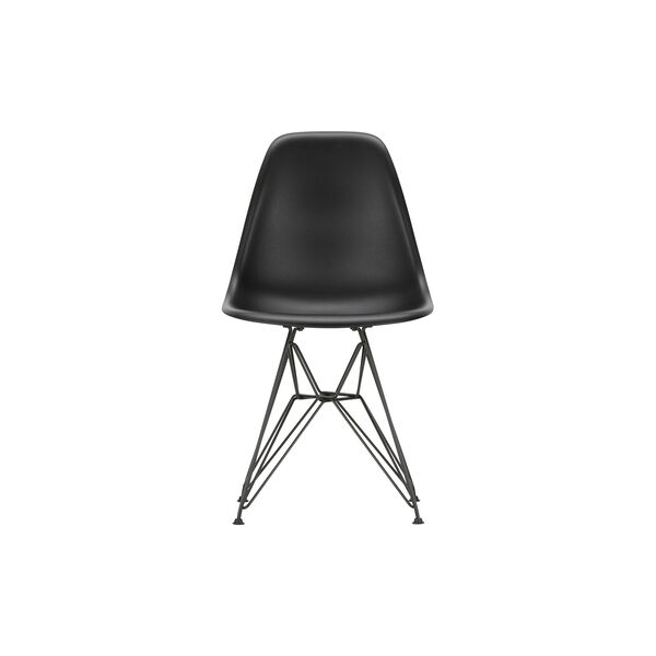 Eames DSR stol, deep black/sort, Vitra 