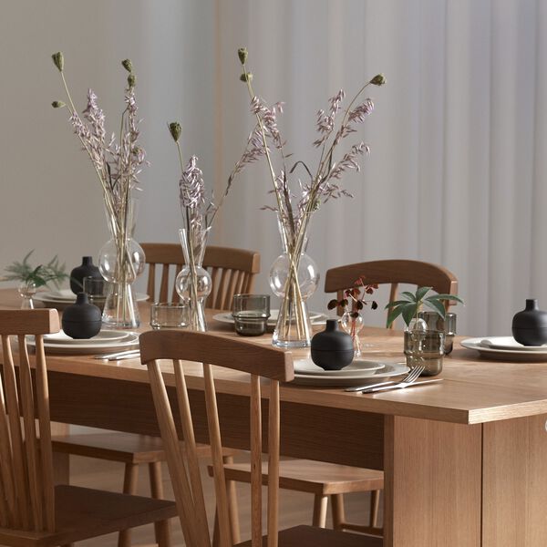 Sand Secrets Small Bowl, black clay, Design House Stockholm