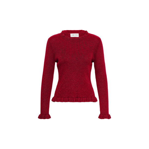 DouniaPW Pullover | biking red/lurex, Part Two