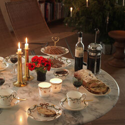 Stjerne Riflet Jul fat, 39 cm, Royal Copenhagen