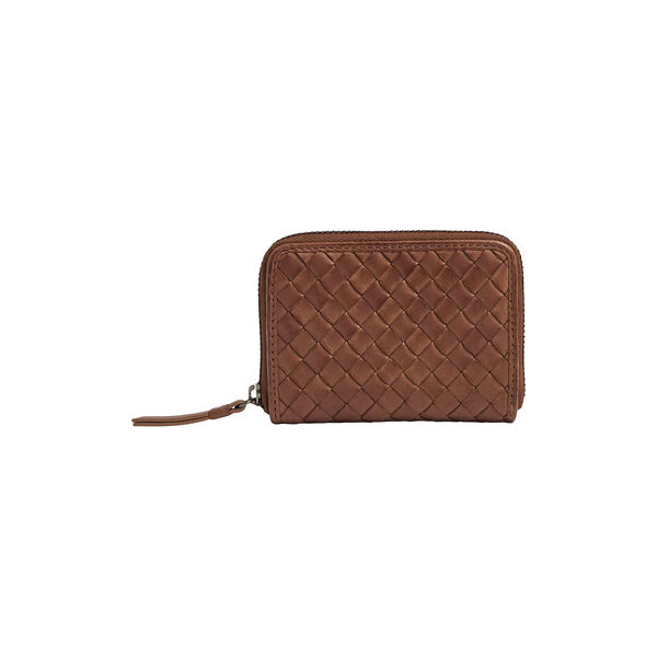 SelmaMBG Wallet Weave, cognac, Markberg
