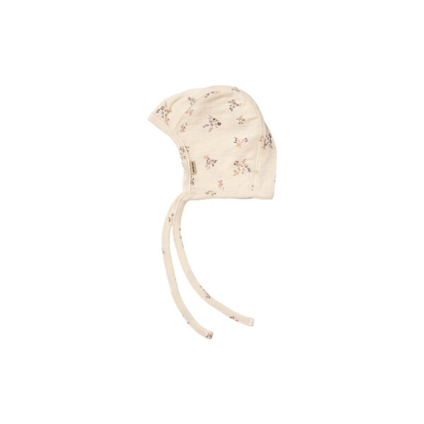 2 Wool Bonnet Billie, 3130 eggshell flowers, Wheat