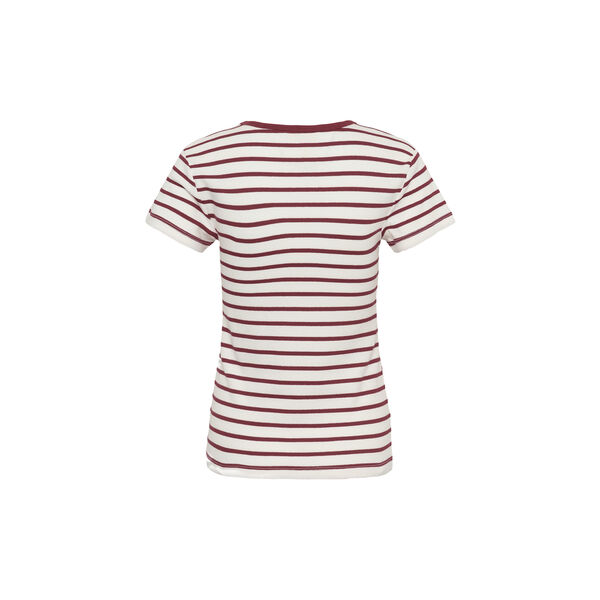RochellePW TShirt, burnt russet stripe, Part Two