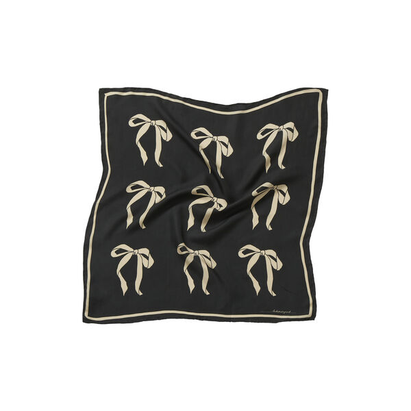 Bow Twill Sia-skjerf, svart Bow Twill Sia-skjerf, svart, Becksöndergaard