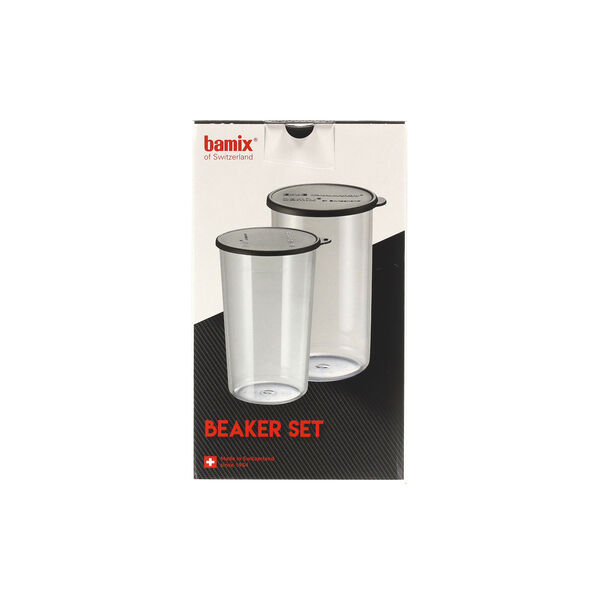 Miksebeger sett med lokk, 400 ml + 600 ml, Bamix