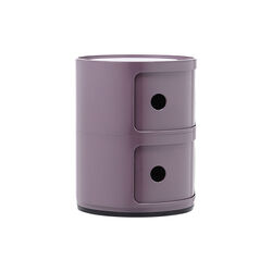 Componibili 2 elementi oppbevaringsbord, viola, Kartell