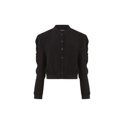 HARRIE SUITING BOMBER JAKKE, blackout, French Connection