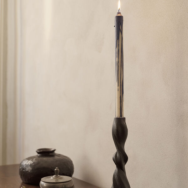Dryp Stearinlys 2 stk., deep blue, Ferm Living