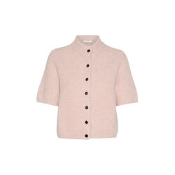AlphaGZ SS Short Cardigan, rose grey melange, Gestuz