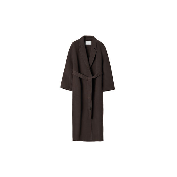 Double Wrap Coat, molé brown, FWSS