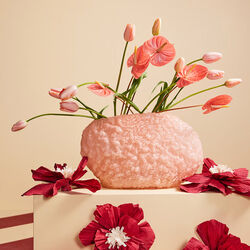 Vase Corallo L, pink, Byon