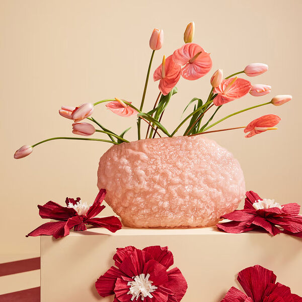 Vase Corallo L, pink, Byon