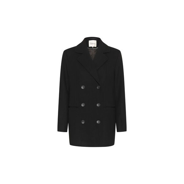 FrannieMW kort frakk, black, My Essential Wardrobe