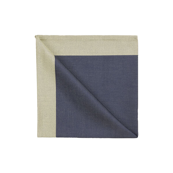 Damask serviett, blue gold, Georg Jensen Damask