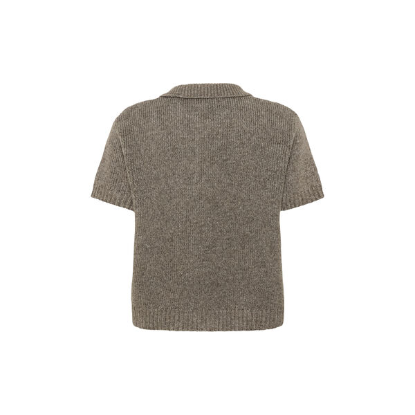 PalomaMW Knit Polo SS, brown melange PalomaMW Knit Polo SS, brown melange, My Essential Wardrobe