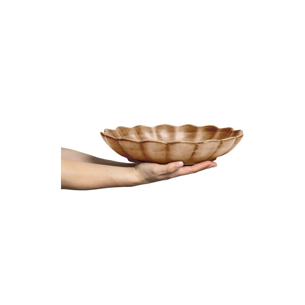 Oyster sk&aring;l 31cm, cinnamon, Mateus