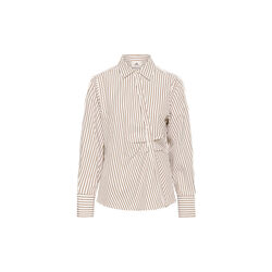 KBElmira Shirt, cinnamon stripe, Karen by Simonsen