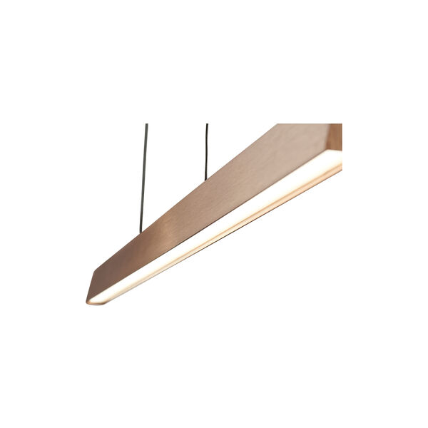 EDGE LINEAR S1000 pendel, rose gold, LIGHT-POINT
