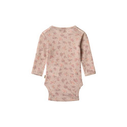Wool Body L/S Lucca, 1358 lilac flowers, Wheat