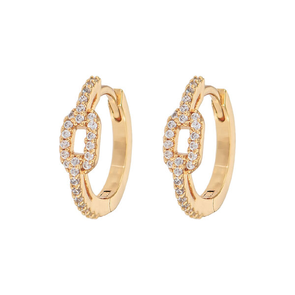 Small chain hoops Small chain hoops, Emilia by Bon Dep