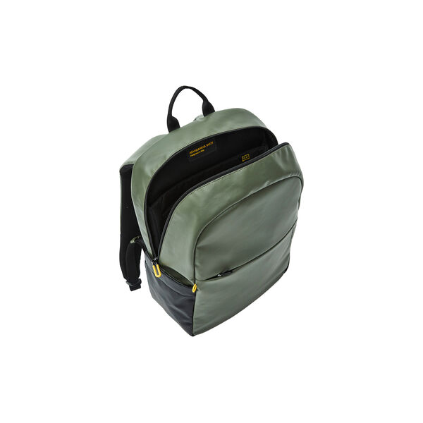 Eco Coated Backpack, pine green Eco Coated Backpack, pine green, Mandarina Duck