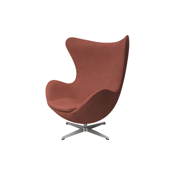 Egg&trade; 3316 Lounge Chair, Re-wool 558 coral red/neutral, Fritz Hansen