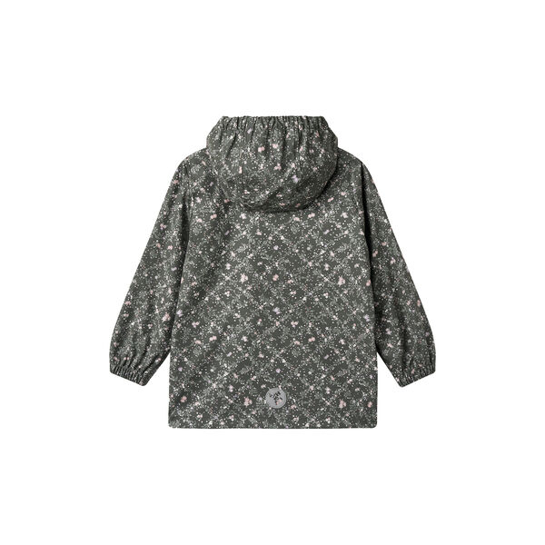 Rainwear Ollo Jacket, 9533 forest lake checked flowers, Wheat