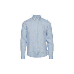 CFANTON BD LS Linen Shirt, chambray blue, Casual Friday