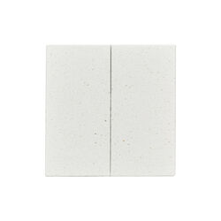 KLOSS Dobbel Lysbryter, hvit betong, Kjaer + Loege