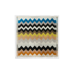 Best ansiktshåndkle single, svart multifarget, Missoni Home