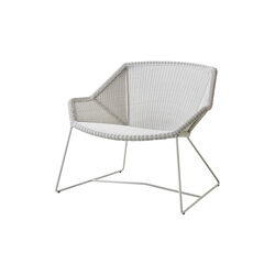 Breeze loungestol, white grey, Cane-line