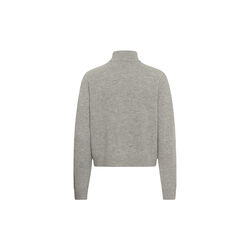 MWTracy Knit ZipCardigan, light grey melange, My Essential Wardrobe