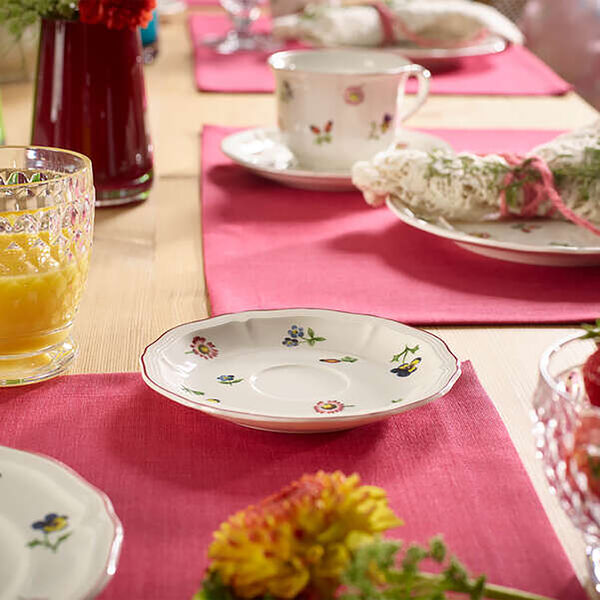 Petite Fleur undersk&aring;l kaffe/te, white, Villeroy & Boch
