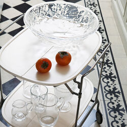 MOON CENTERPIECE skål, crystal, Kartell