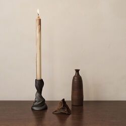 Dryp Stearinlys 2 stk., warm grey, Ferm Living