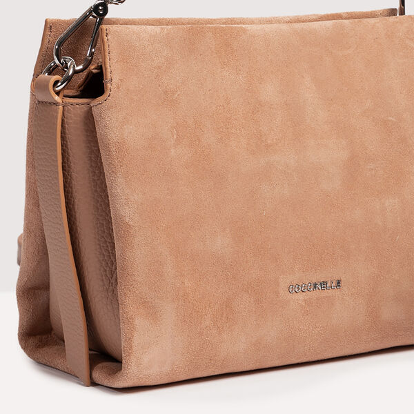 Boheme Suede Handbag, skin/skin, Coccinelle