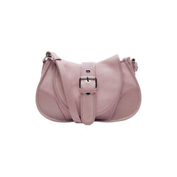 Maria Suede skulderveske, candyfloss, N&uacute;noo