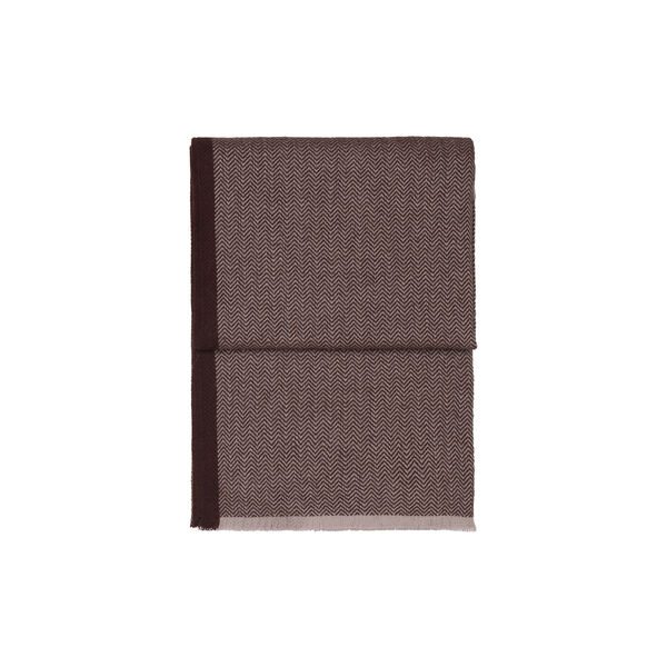 Herringbone pledd, chocolate/beige, ELVANG
