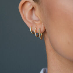 Pave Hoops, Philippa Studios