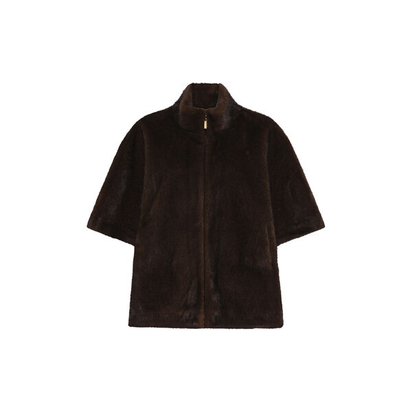 Cape Fur Cape | Brown | Jakke, Micha